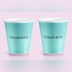 Tiffany & Co. Bone China Coffee Cups
